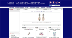 Desktop Screenshot of laser-hair-removal-remover.co.uk